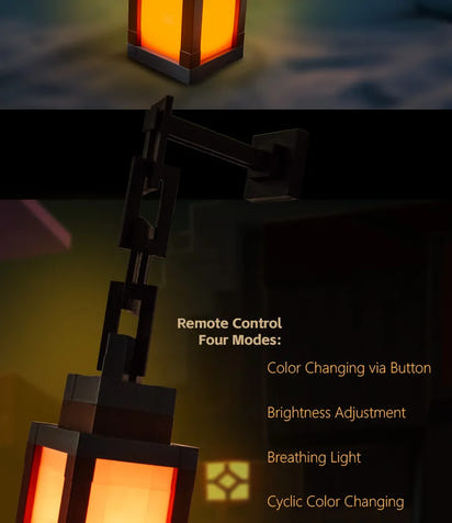 Minecraft Pixel Lamp
