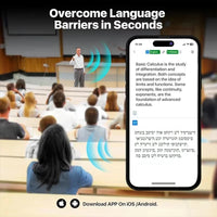 Universal AI Translator Earbuds – 144 Language Instant Translation Headphones